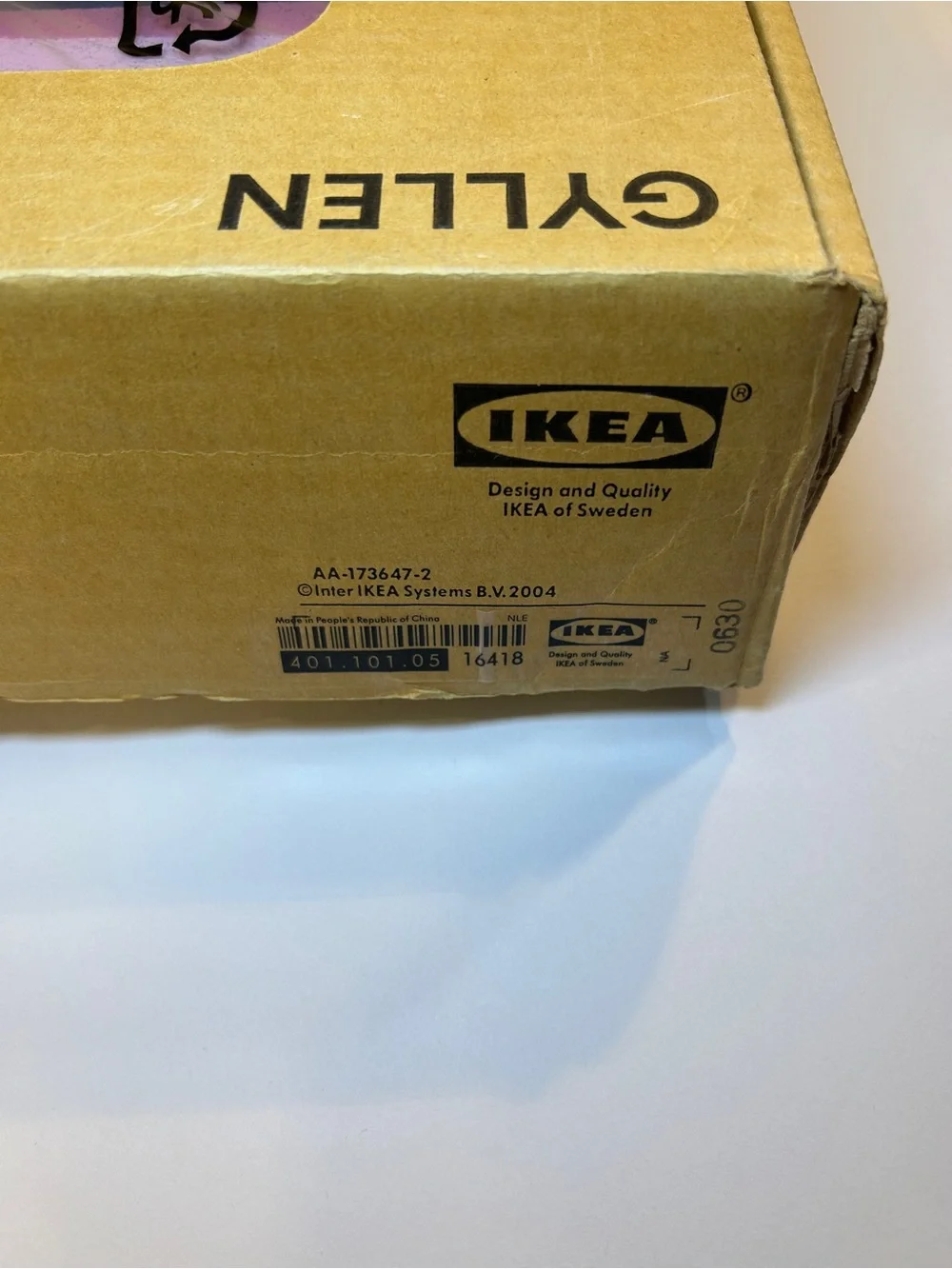NEW in Box IKEA GYLLEN Wall Lamp Abstract Art Multicolor 22” x 10”